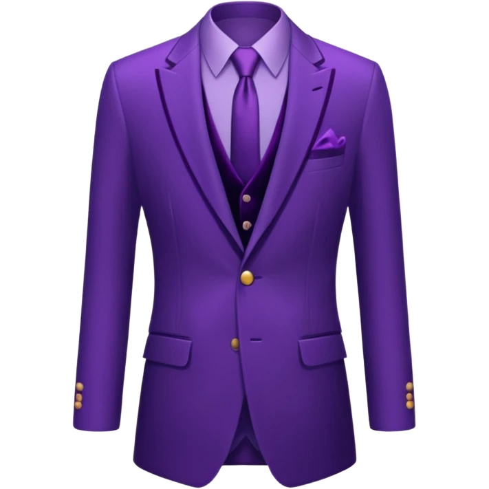 purple suit emoji