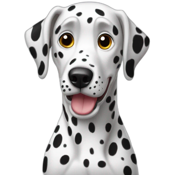 crazy dalmatian emoji