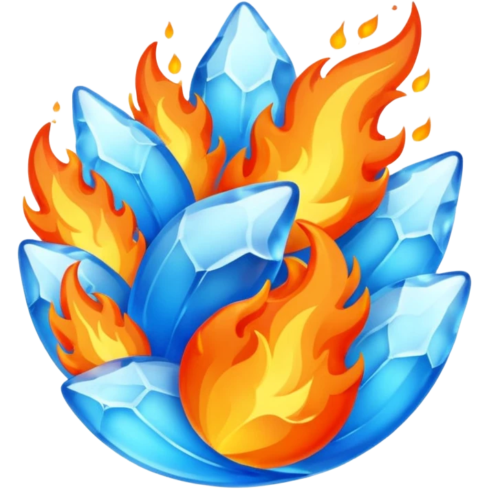Hot and cold  emoji