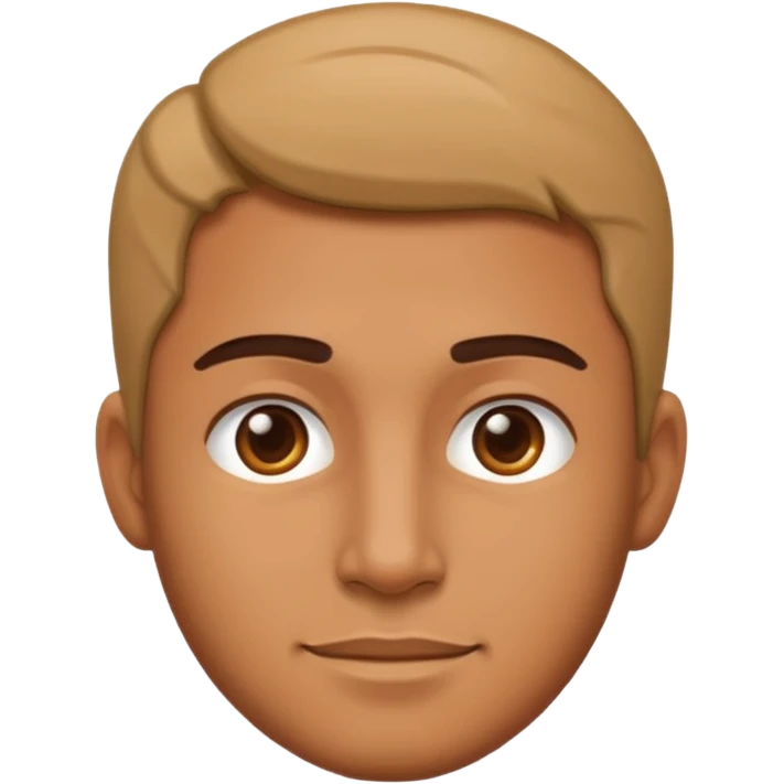 Man met een emoji