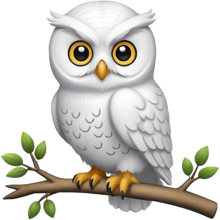 snow owl emoji