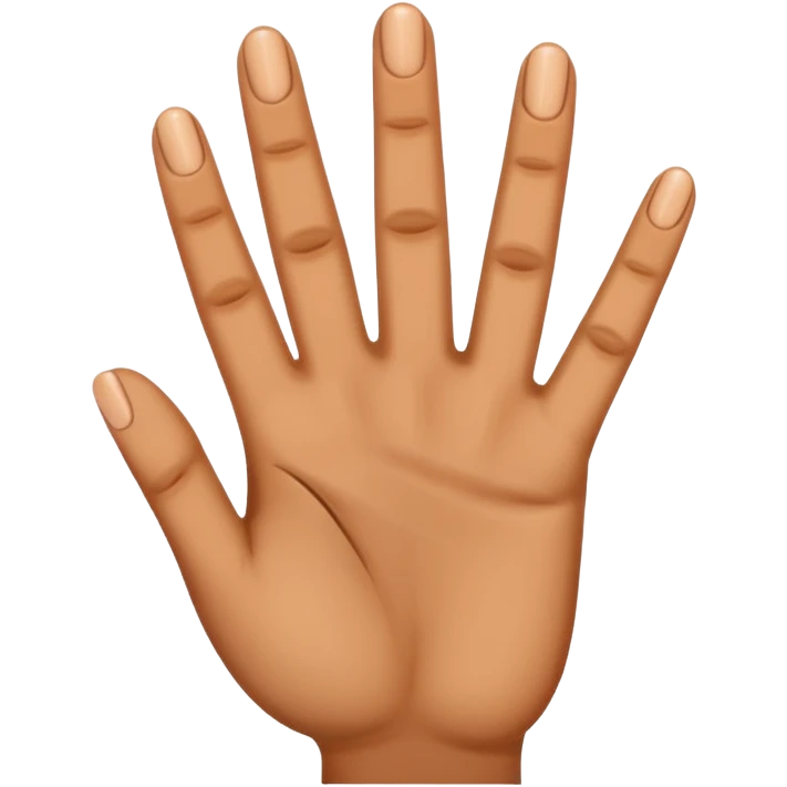 drie parmak emoji