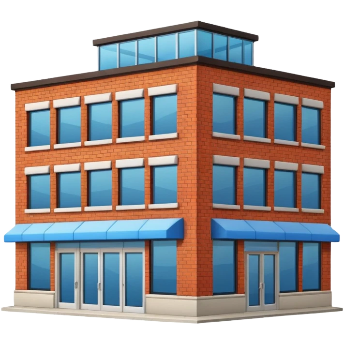 pick-up point building emoji