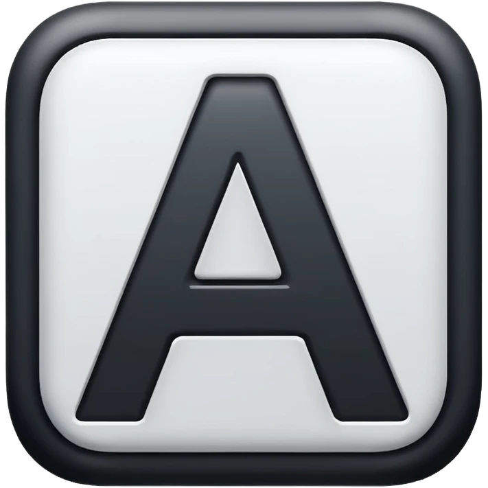 capital a emoji