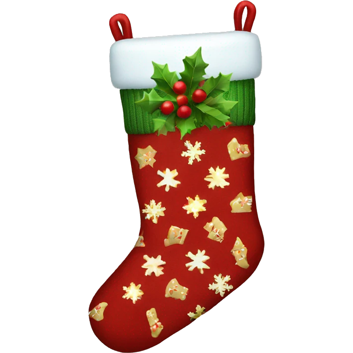 Christmas socks emoji