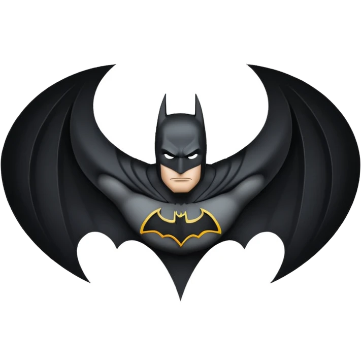 Batman logo emoji