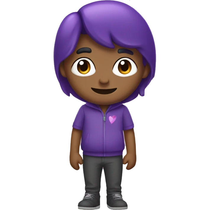 Corazón morado emoji