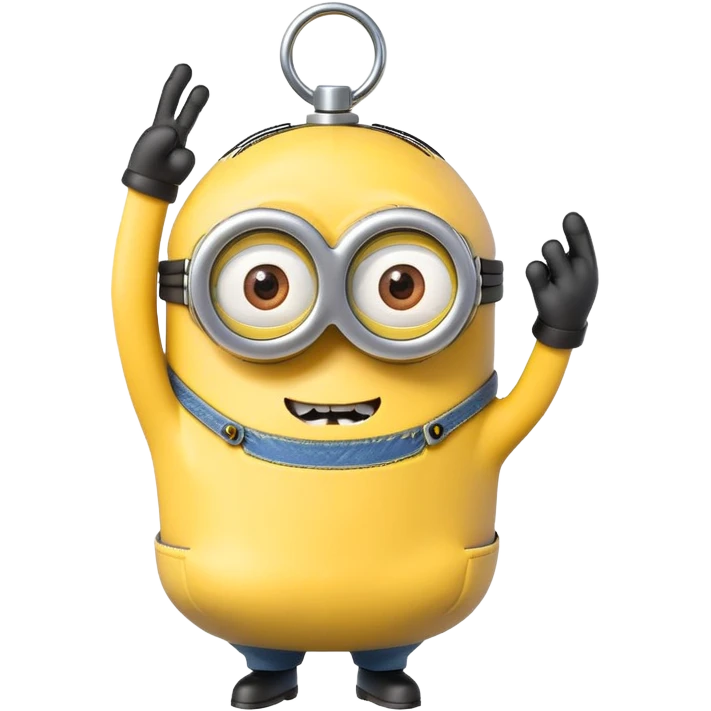 A minion tapping its watch  emoji