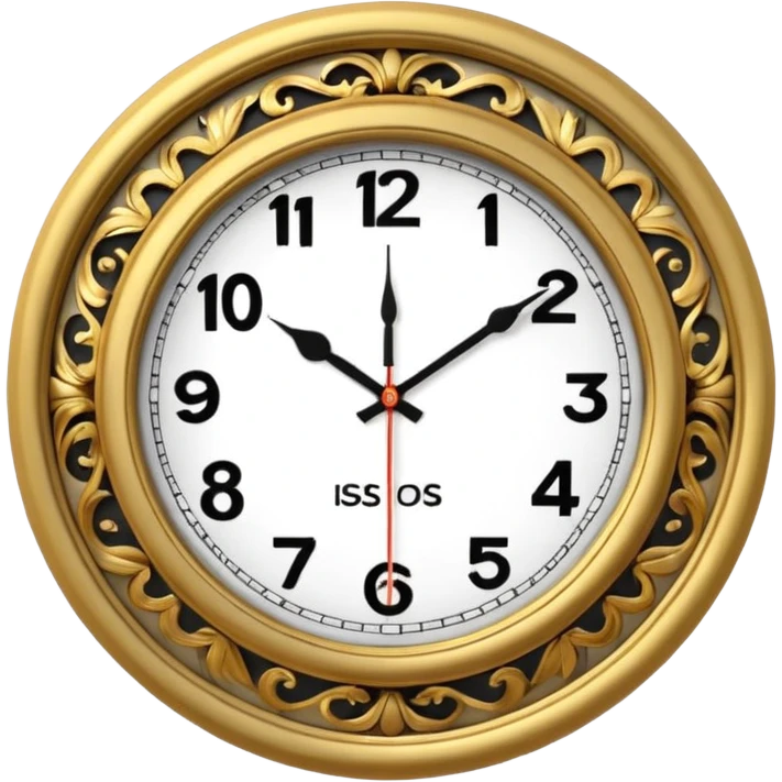 wall clock emoji