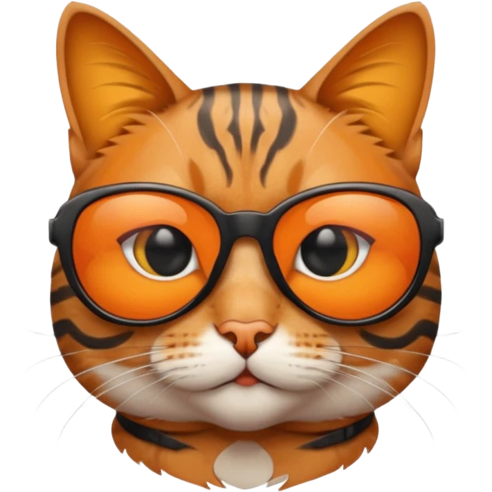 Cat wearing sunglasses emoji