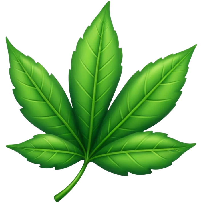 green lesf emoji