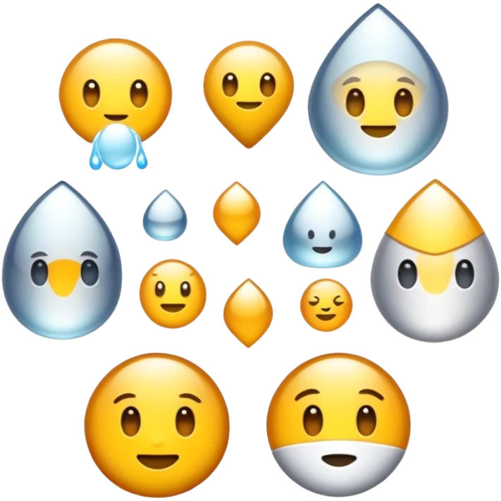 Brilhos prata e dourado  emoji