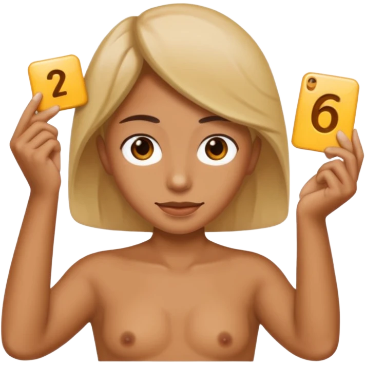 Hold up a 67 emoji