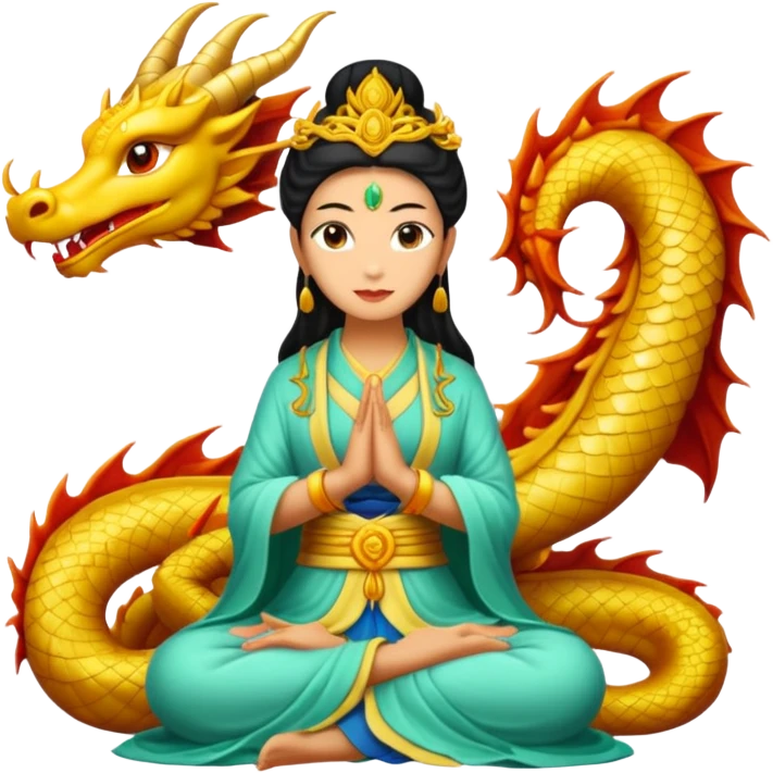 Dragon quan yin emoji