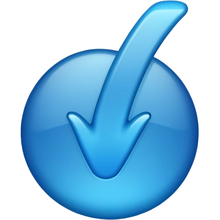 Blue tick emoji
