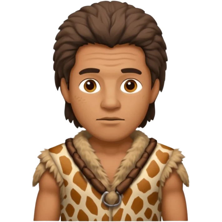 a stone age man walking  emoji