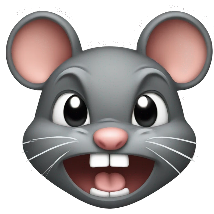 Angry mouse emoji