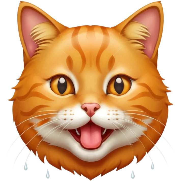 cat licking its lips emoji