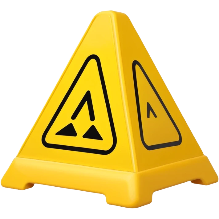 Wet Floor Sign emoji