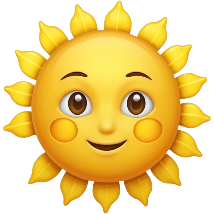 Sun emoji