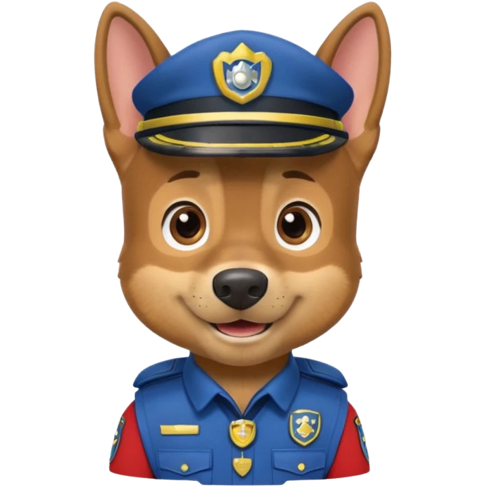 Paw patrol chase emoji