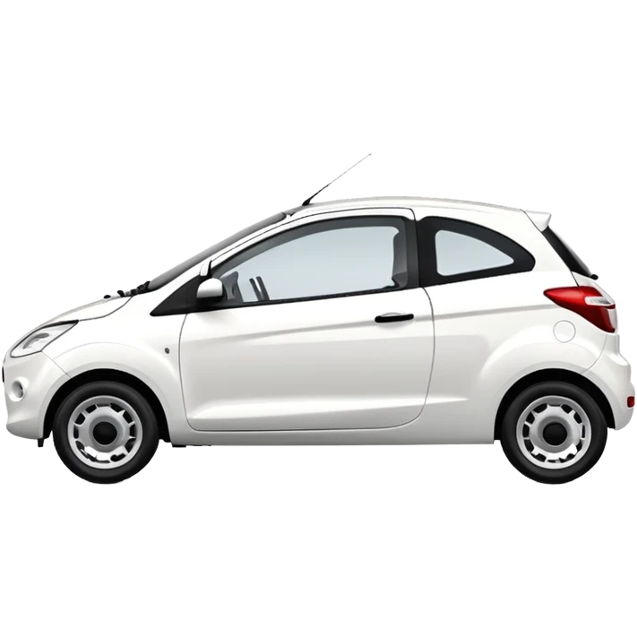 white ford ka side view emoji