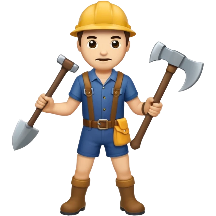 men with axe emoji
