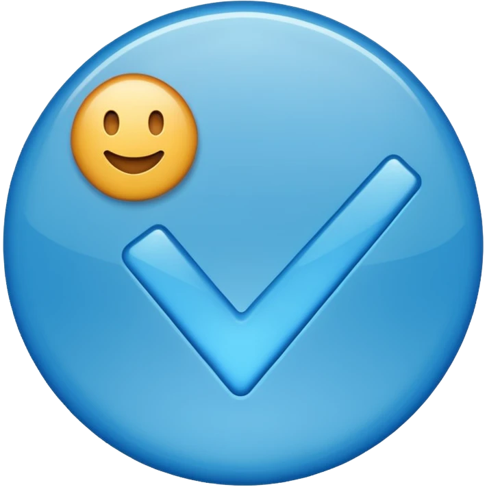centang biru emoji