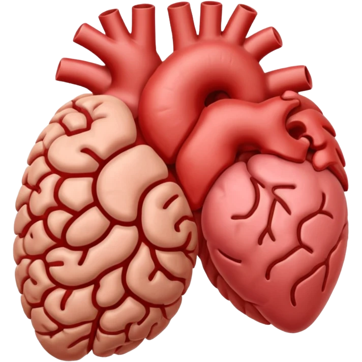 brain heart emoji