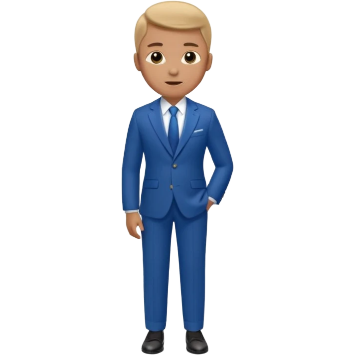 blue suit emoji