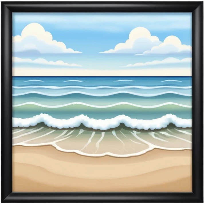 Seashore emoji