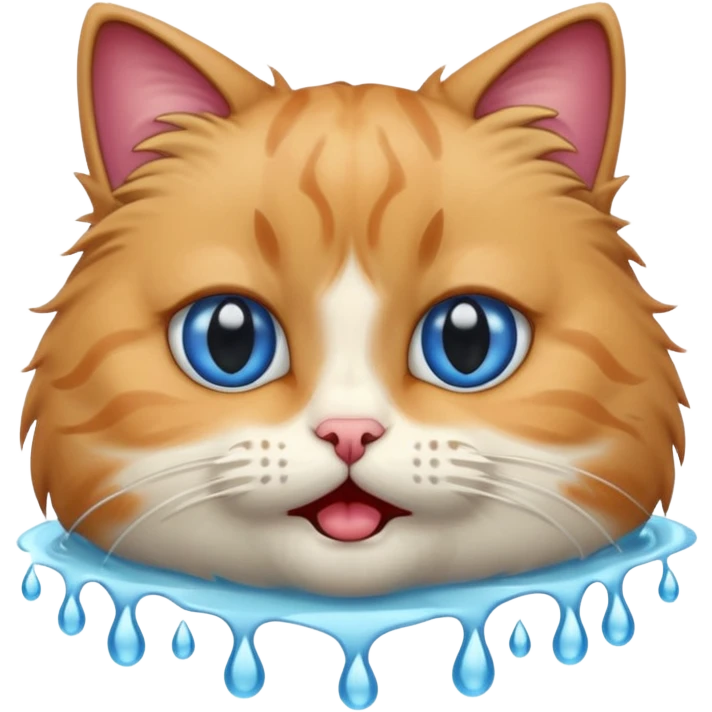 Cat crying emoji