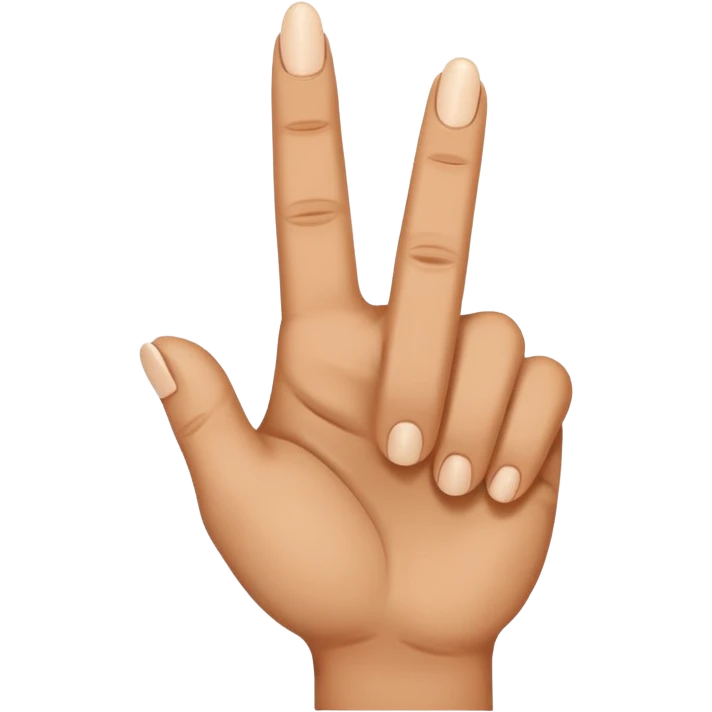 Middle finger emoji