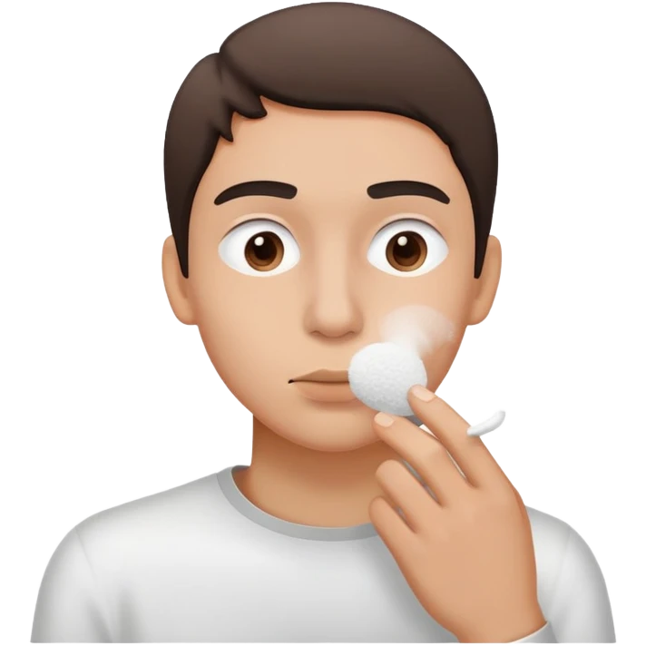 Sniffing powder emoji