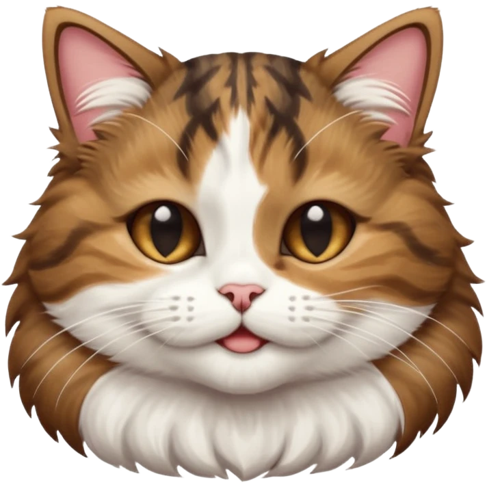 dark brown tabby and white cat in funny positions upside down with eyes closed emoji