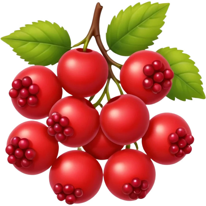 Red berries emoji