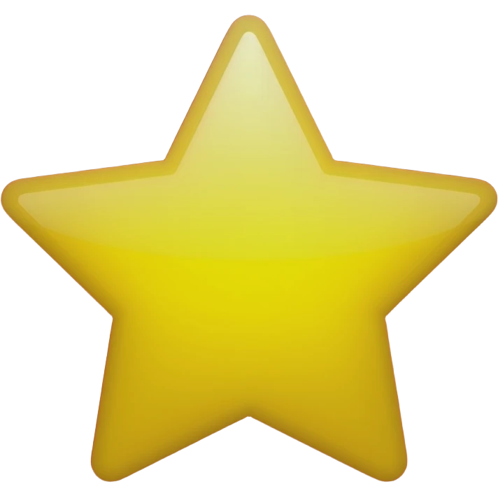 Estrela amarela com fundo vermelho emoji