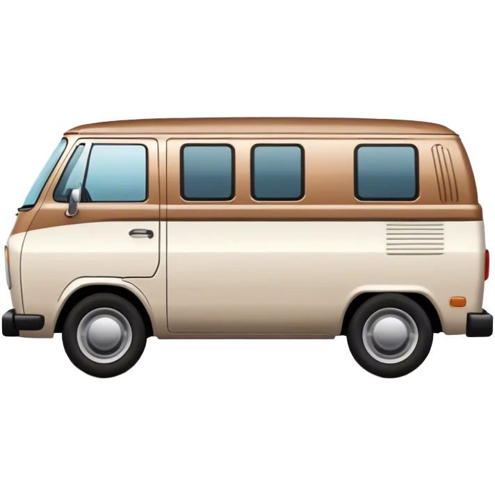 brown and white van emoji