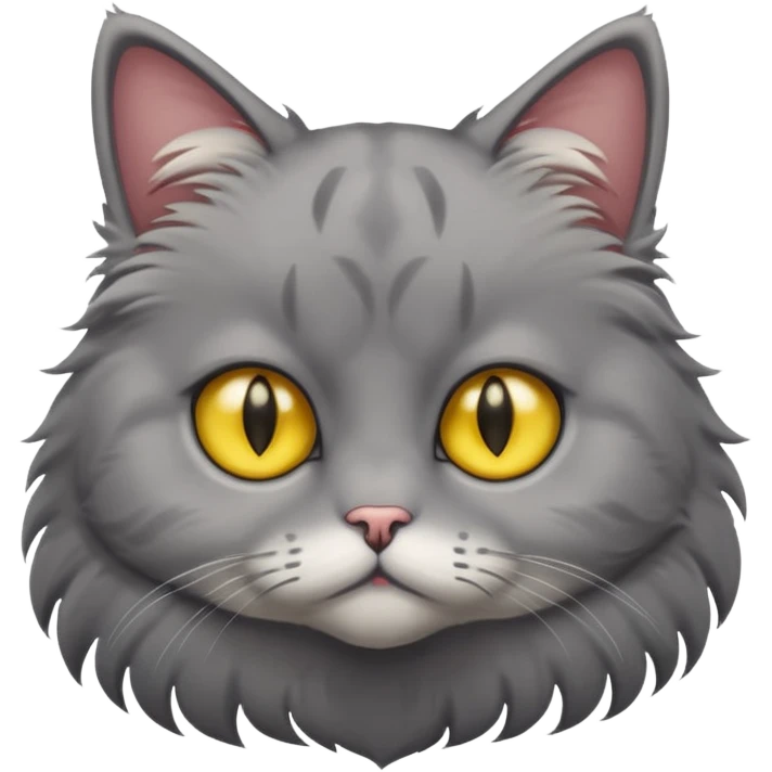 Sad cute cat emoji