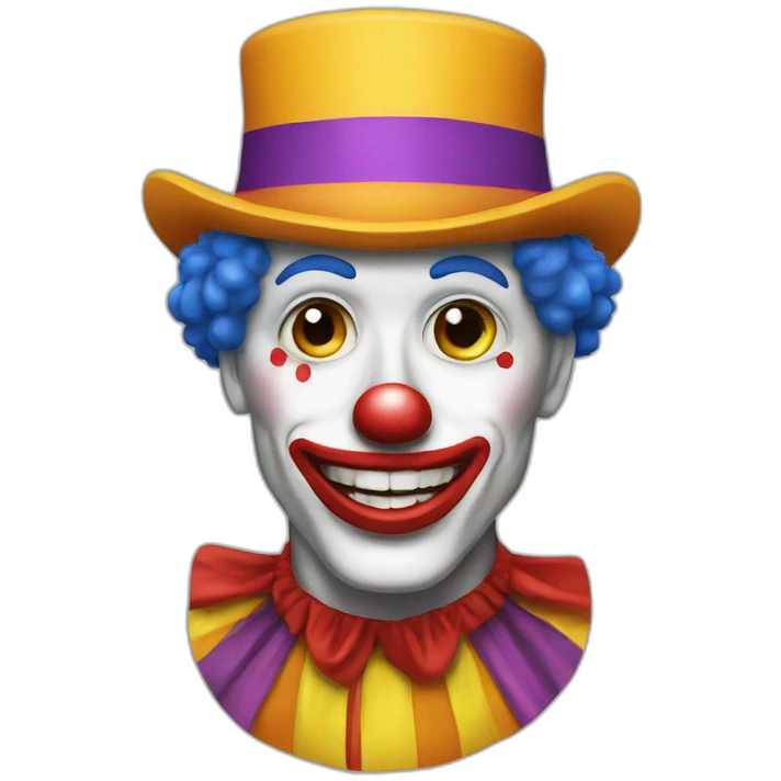 A chad clown emoji