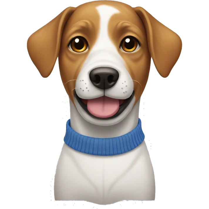 Dog wearing socks emoji
