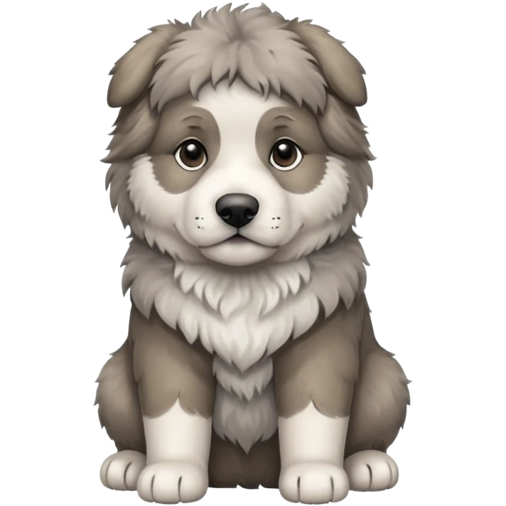 Щенок кавказской овчарки emoji