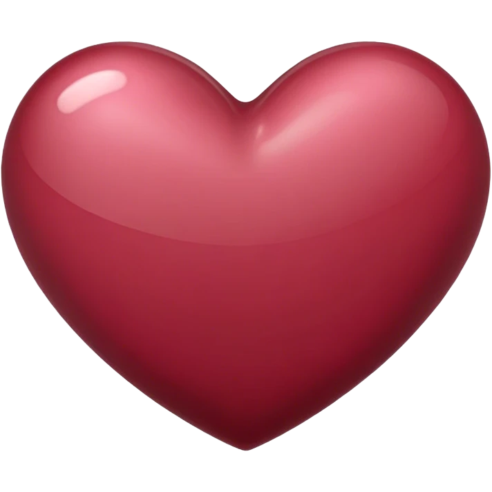 Marsala heart emoji