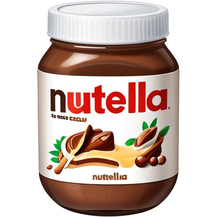 a jar of Nutella emoji