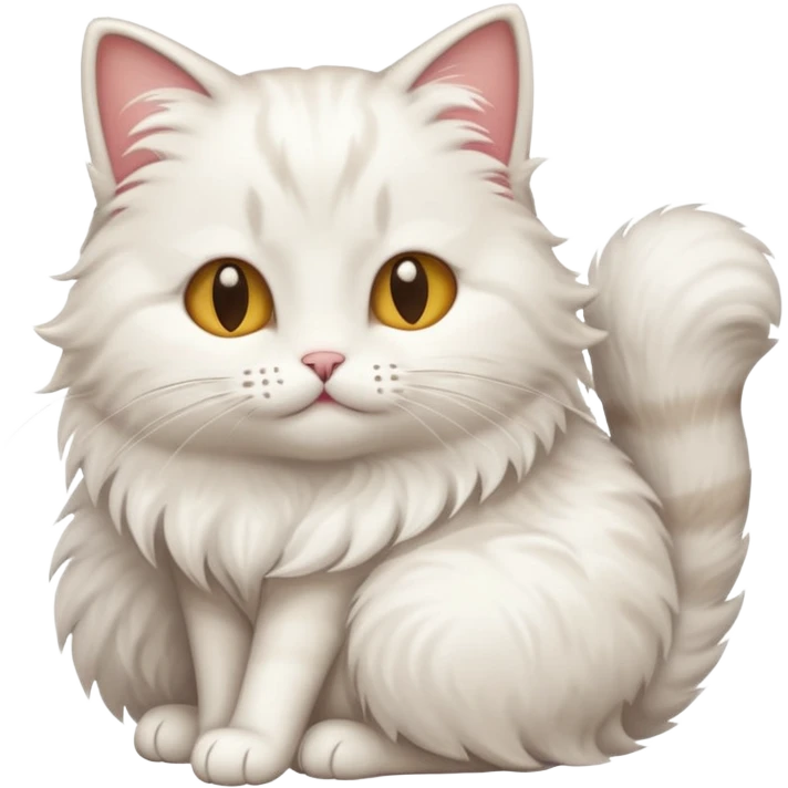 Cat cleaning emoji