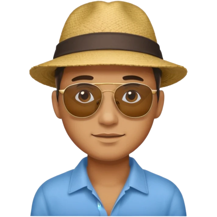 man looking for someone emoji