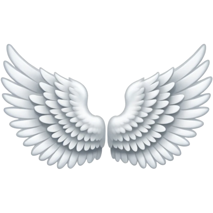 Angel wing, cozy emoji