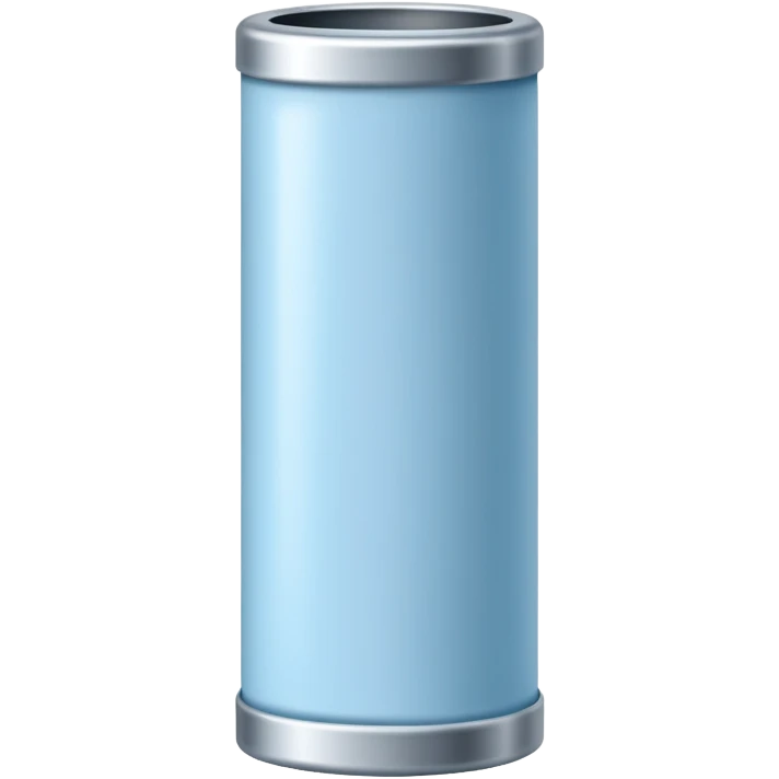 Light blue paint tube emoji