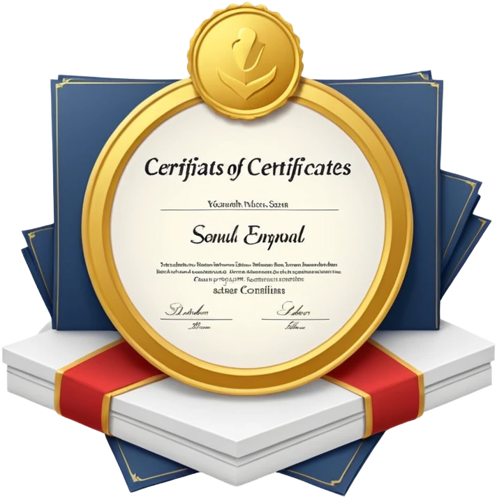 certificados emoji