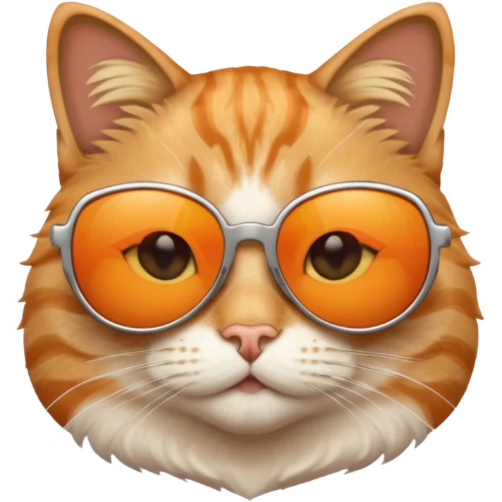 Cat wearing sunglasses emoji